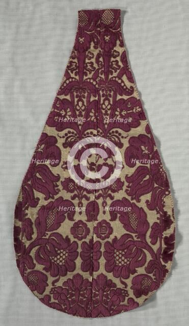 Velvet Fragment, late 1600s. Creator: Unknown.
