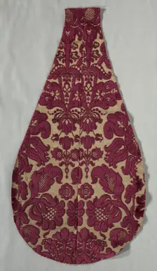Velvet Fragment, late 1600s. Creator: Unknown