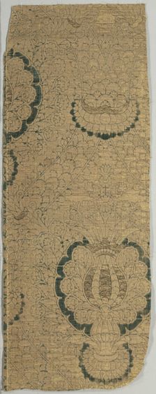 Velvet Fragments, early 16th century. Creator: Unknown