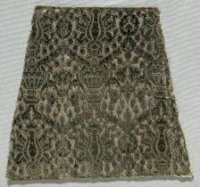Velvet Fragments Sewn Together, late 1500s. Creator: Unknown