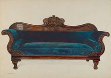 Velvet Lounge, 1937. Creator: Florence Truelson