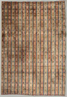 Velvet Panel, 1800s. Creator: Unknown