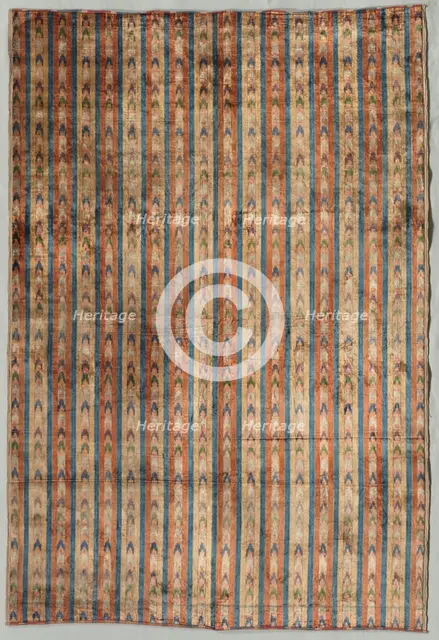 Velvet Panel, 1800s. Creator: Unknown.