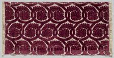 Velvet Strip, 1600s. Creator: Unknown