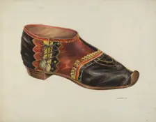 Velvet Shoe, c. 1937. Creator: Gerald Transpota