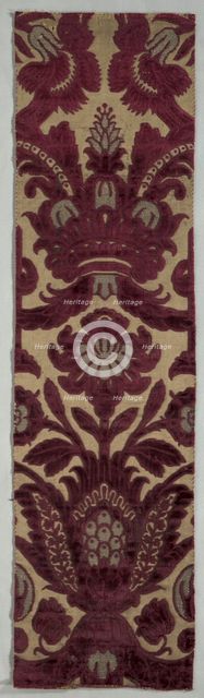 Velvet Textile, 1600s. Creator: Unknown.