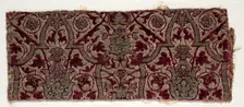Velvet Textile, late 15th century. Creator: Unknown