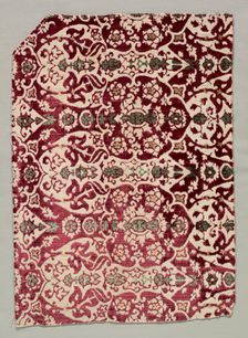 Velvet Textile, second half of the 15th century. Creator: Unknown