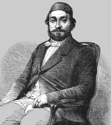 Vely Pasha, the Turkish Ambassador at Paris 1854. Creator: Unknown
