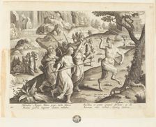 Venationes ferarum, avium, piscium (Hunts of wild animals, birds and fish). Plate 47, 1596. Creator: Hans Collaert the Younger
