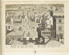 Venationes ferarum, avium, piscium (Hunts of wild animals, birds and fish). Plate 85, 1596. Creator: Hans Collaert the Younger