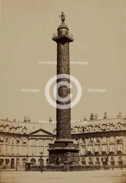 Vendome Column, Paris, between 1860 and 1870. Creator: Edouard Baldus.