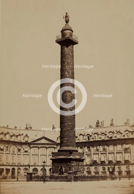 Vendome Column, Paris, between 1860 and 1870. Creator: Edouard Baldus.