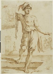 Vendor of Rosaries and Sacred Images, c.1660. Creator: Giuseppe Maria Mazzuoli