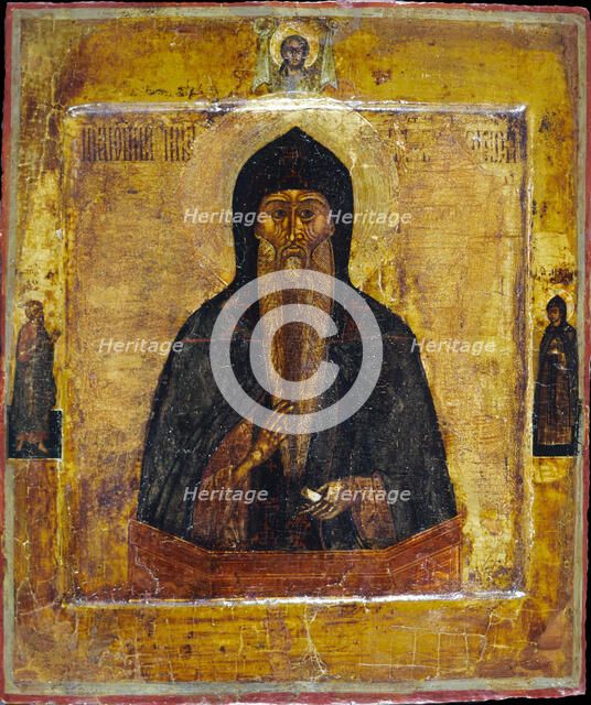 Venerable Nikita Stylites of Pereyaslavl. Creator: Russian icon.