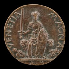 Venetia and Two Furies [reverse], probably c. 1457. Creator: Antonio di Marco Gambello