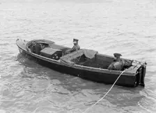 Venetia's Wolseley motor launch, 1914. Creator: Kirk & Sons of Cowes