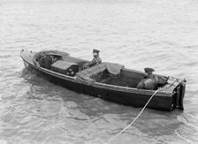Venetia's Wolseley motor launch, 1914. Creator: Kirk & Sons of Cowes