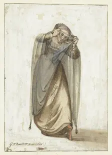 Venetian Courtisane, c.1660-c.1687. Creator: Gerard ter Borch I