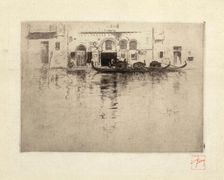 Venetian Canal, 1880-1886. Creator: Robert Frederick Blum