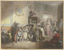 Venetian casino, 18th century. Creator: Johann Heinrich Ramberg