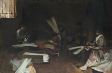 Venetian Glass Workers, 1880/82. Creator: John Singer Sargent