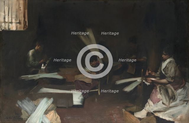 Venetian Glass Workers, 1880/82. Creator: John Singer Sargent.