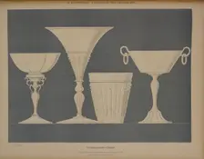 Venetian glasses, 1874. Creator: Unknown