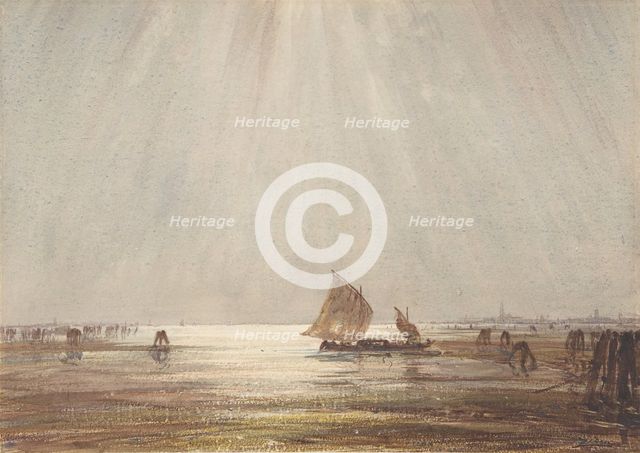 Venetian fishing boat, n.d.. Creator: Felix Francois Georges Philibert Ziem.