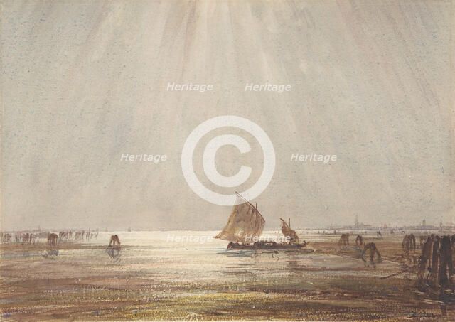 Venetian fishing boat, n.d.. Creator: Felix Francois Georges Philibert Ziem.