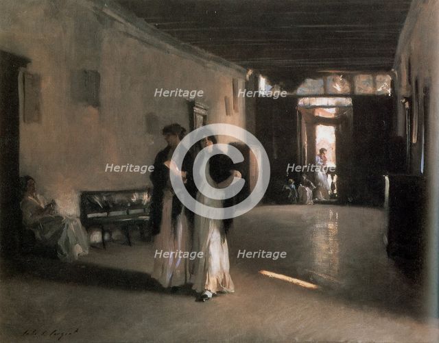 Venetian Interior, c1881-1882. Creator: Sargent, John Singer (1856-1925).