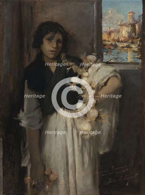Venetian Onion Seller, 1880. Creator: John Singer Sargent.