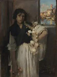 Venetian Onion Seller, 1880. Creator: John Singer Sargent