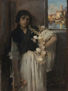 Venetian Onion Seller, 1880. Creator: John Singer Sargent