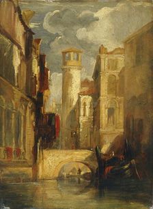 Venetian scene 1832-1845. Artist: William James Muller