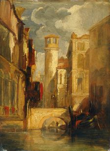Venetian scene 1832-1845. Creator: William James Muller