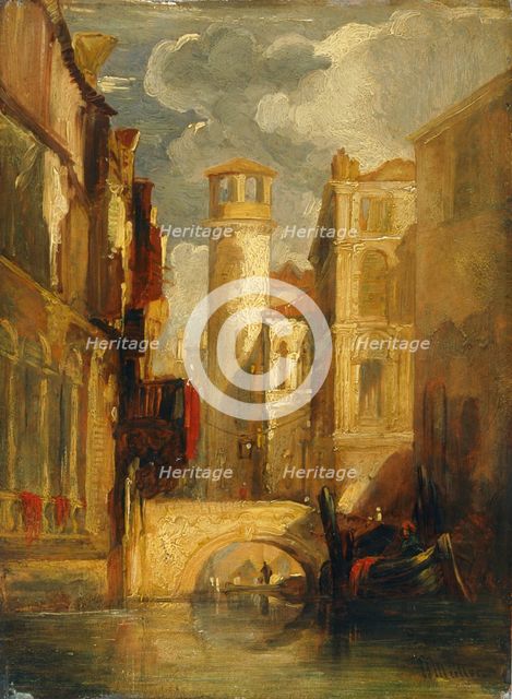 'Venetian scene', 1832-1845. Creator: William James Muller.