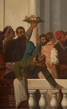 Venetian style feast (left part), between 1846 and 1851. Creator: Louis Candide Boulanger