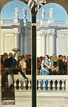 Venetian-style feast (right part), between 1846 and 1851. Creator: Louis Candide Boulanger