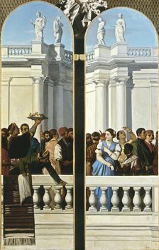 Venetian-style feast (right part), between 1846 and 1851. Creator: Louis Candide Boulanger