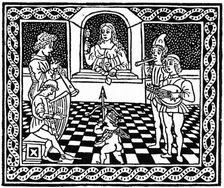 Venetian woodcut, c1500 (1964). Artist: Anon