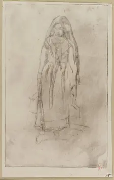 Venetian Water Carrier, 1879-1880. Creator: James Abbott McNeill Whistler