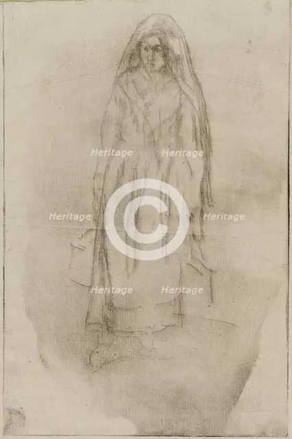 Venetian Water Carrier, 1879-1880. Creator: James Abbott McNeill Whistler.