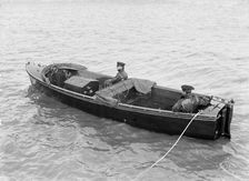 Venetia's Wolseley motor launch, 1914. Creator: Kirk & Sons of Cowes