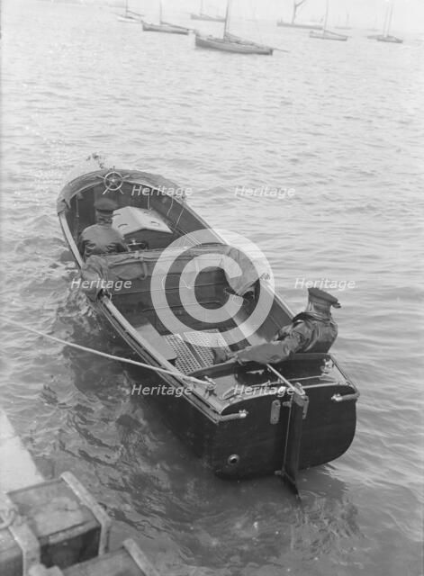 Venetia's Wolseley motor launch, 1914. Creator: Kirk & Sons of Cowes.
