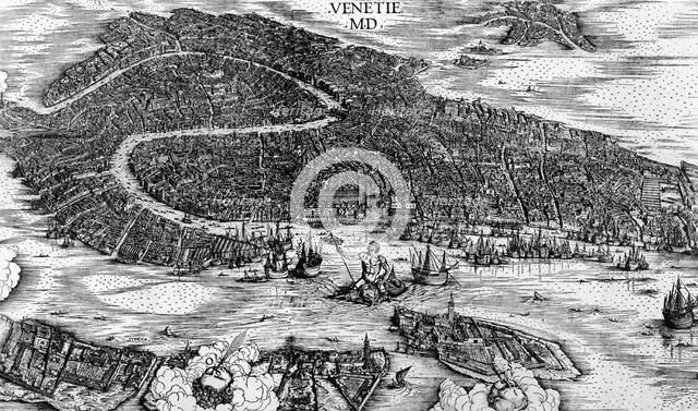 'Venice', 1500. Artist: Jacopo de' Barbari