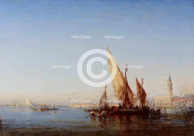 Venice, Midday, 1868. Creator: Felix Francois Georges Philibert Ziem.