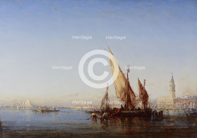 Venice, Midday, 1868. Creator: Felix Francois Georges Philibert Ziem.