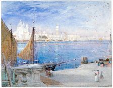 Venice, before the Campanile fell 1903. Artist: Albert Goodwin
