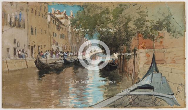 Venice, between 1860 and 1915. Creator: Francis Hopkinson Smith.